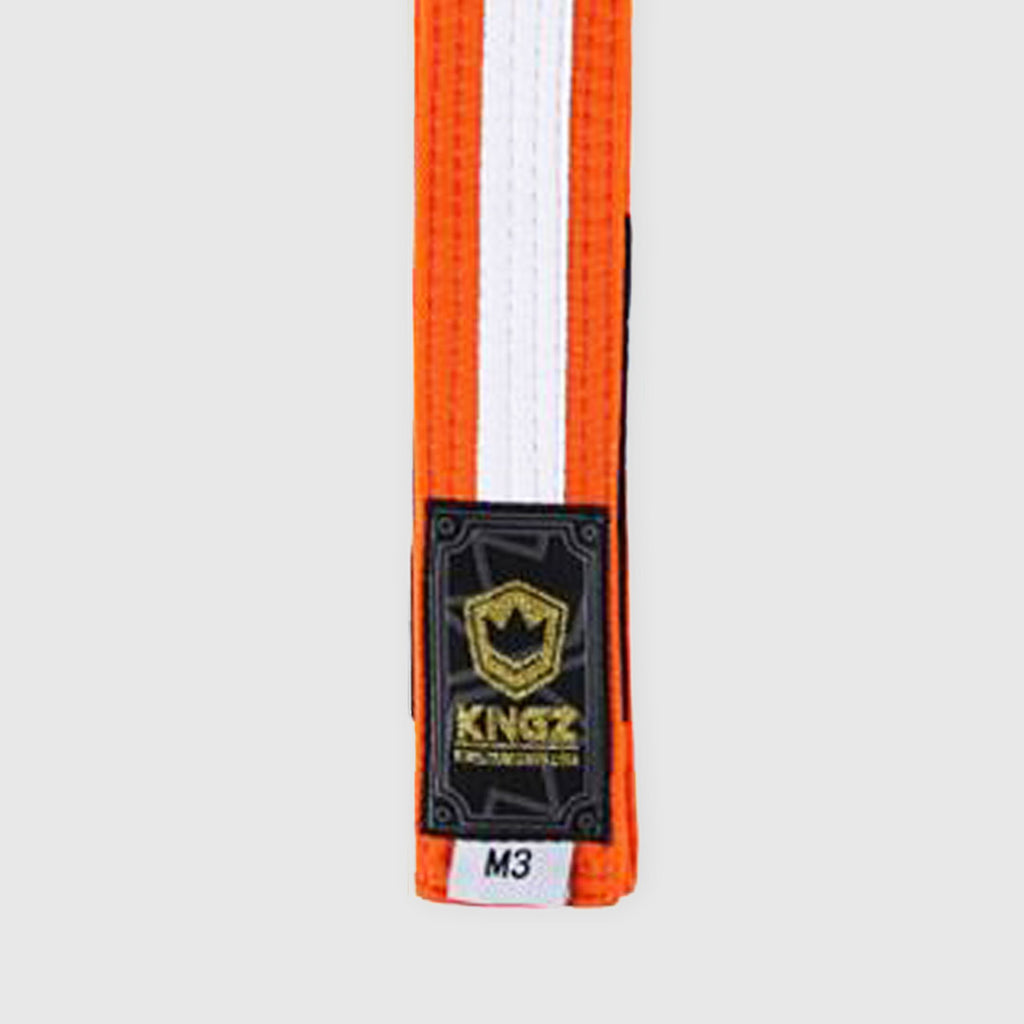 Kingz Kids Belts w/ White Stripe - Fighters Market