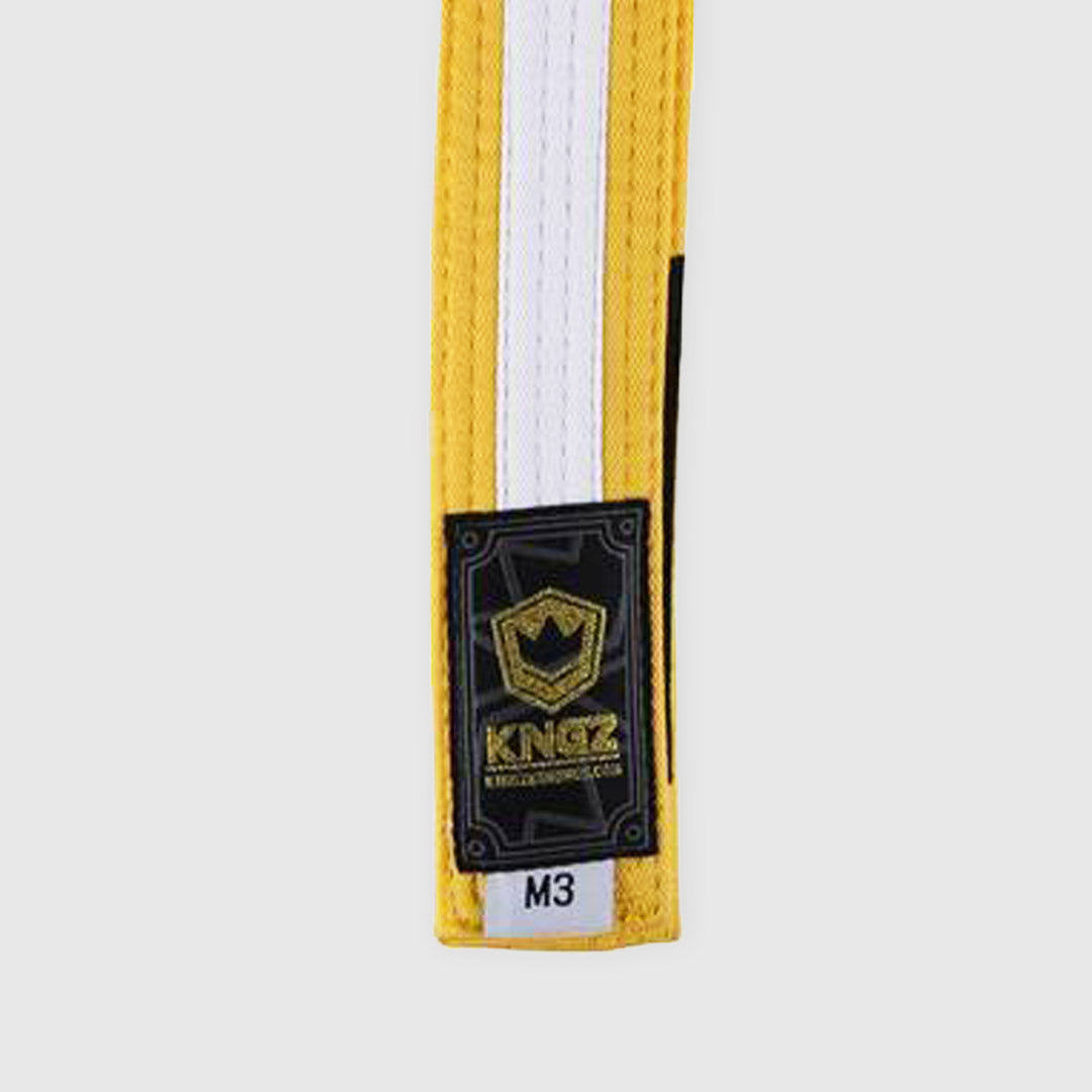 Kingz Kids Belts w/ White Stripe - Fighters Market