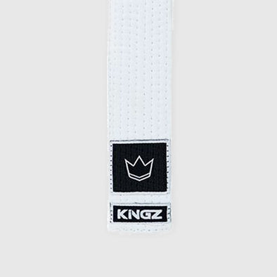 Kingz White BJJ Belt - Fighters Market
