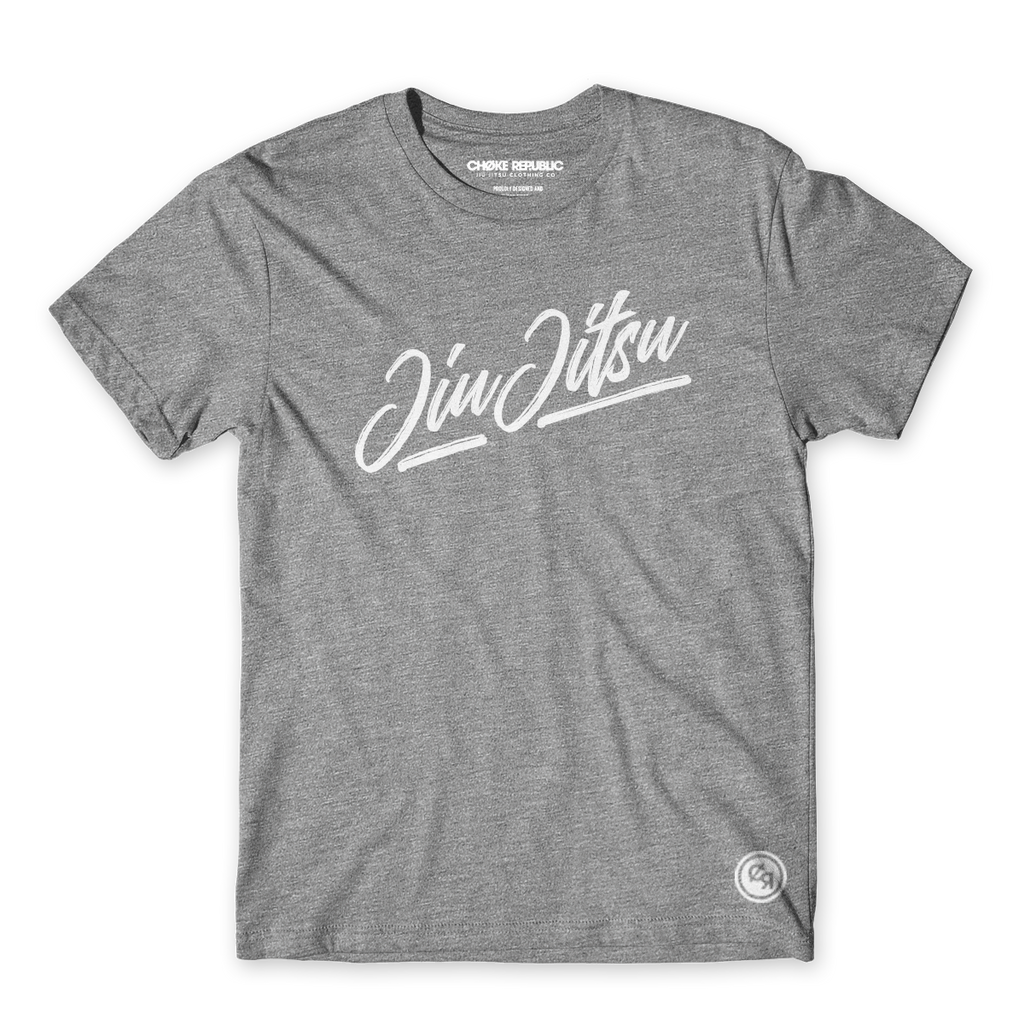 Choke Republic Jiu Jitsu Script Kids Tee - Fighters Market